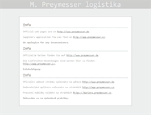 Tablet Screenshot of preymesser.cz